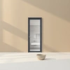 Modern minimalist style glass door, indoor sliding door, tempered glass sliding door details Picture